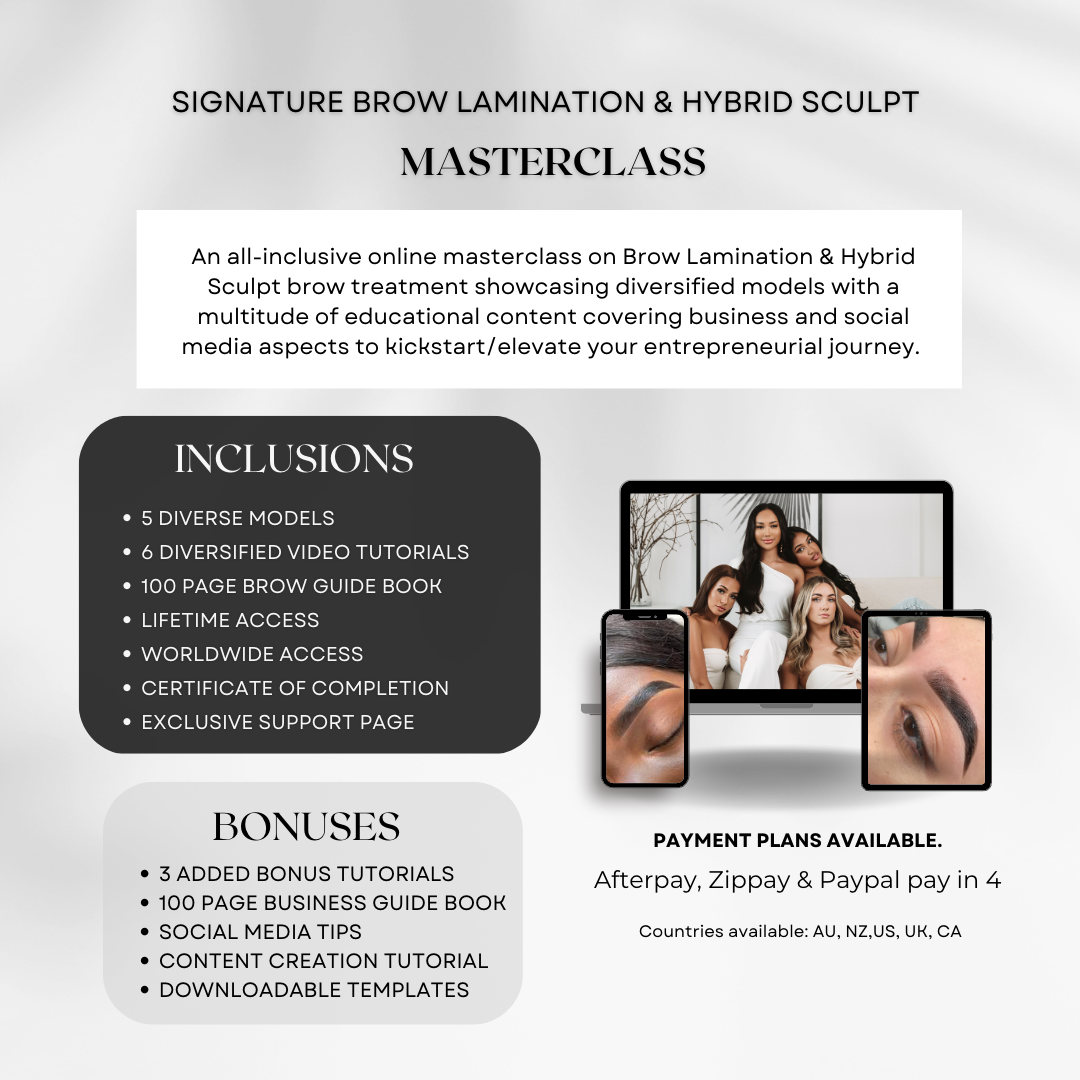 Brow Lamination Masterclass